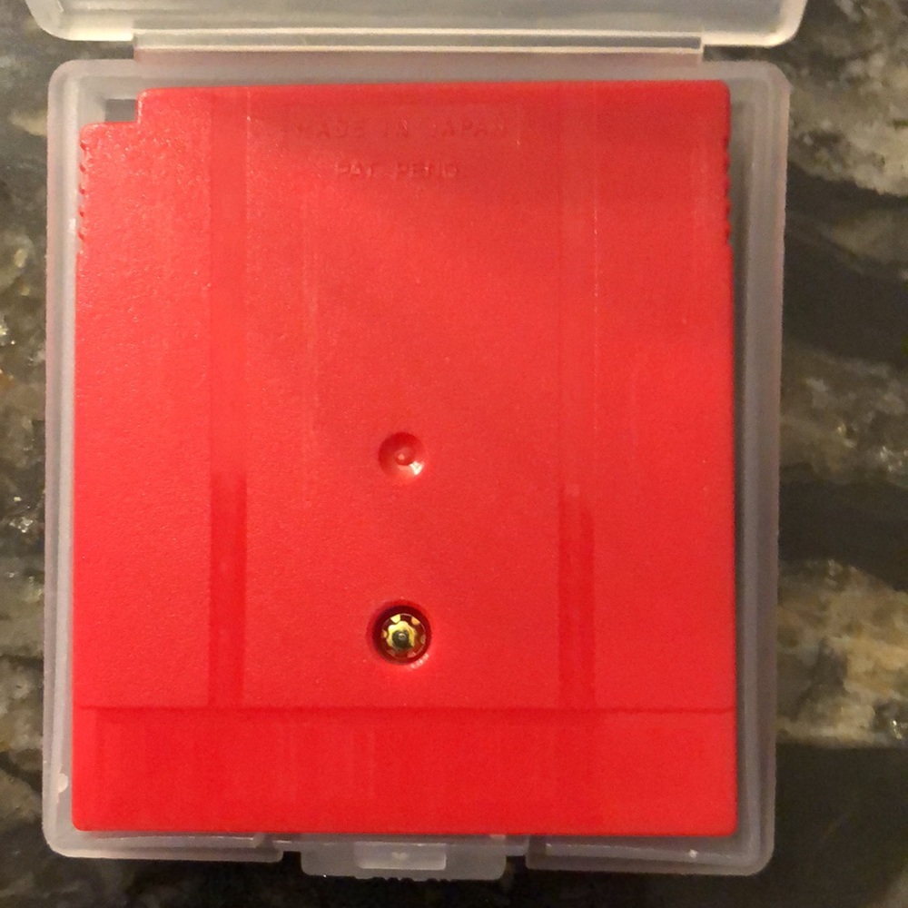 Nintendo Gameboy Pokemon Red game & storage case - Picture 3 of 6